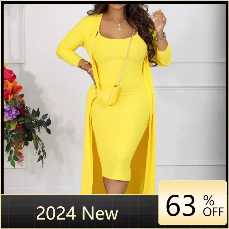 2 PCS Set African Dresses for Women Bodycon Mermaid Sexy Maxi Dress Elegant Wedding Gowns with Coat Ankara Outfits Robe 2024
2 PCS Set African Dresses for Women Bodycon Mermaid Sexy Maxi Dress Elegant Wedding Gowns with Coat Ankara Outfits Robe 2024