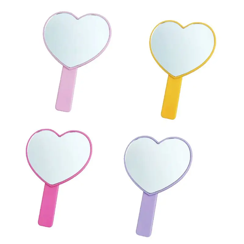 DA11 Portable Cute Peach Heart Shaped Handheld Mirror with Handle Single Side Candy Color Women Bathroom Makeup Cosmetic Tool
DA11 Portable Cute Peach Heart Shaped Handheld Mirror with Handle Single Side Candy Color Women Bathroom Makeup Cosmetic Tool