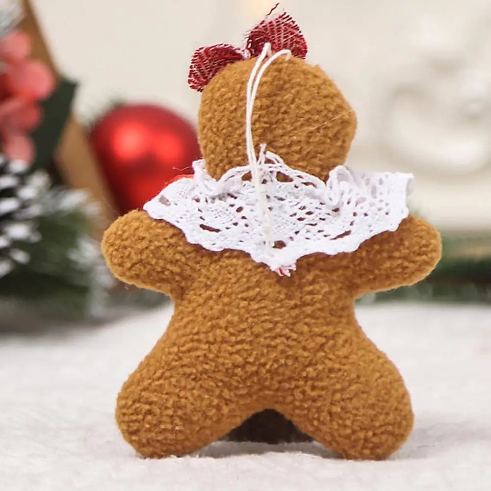 Hanging Christmas Ornament Christmas Tree Decoration Reusable Christmas Cloth Cookie Man Decoration with Bowknot for Holiday
Hanging Christmas Ornament Christmas Tree Decoration Reusable Christmas Cloth Cookie Man Decoration with Bowknot for Holiday