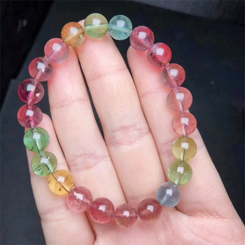 8.5MM Natural Tourmaline Bracelet Fashion Energy Stone Reiki Healing Crystal Strand Fengshui Gift 1PCS
8.5MM Natural Tourmaline Bracelet Fashion Energy Stone Reiki Healing Crystal Strand Fengshui Gift 1PCS