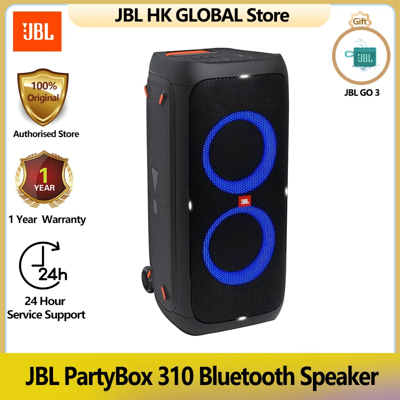 JBL 100%Original Partybox 310 Portable party speaker with dazzling lights and powerful JBL Pro Sound
JBL 100%Original Partybox 310 Portable party speaker with dazzling lights and powerful JBL Pro Sound