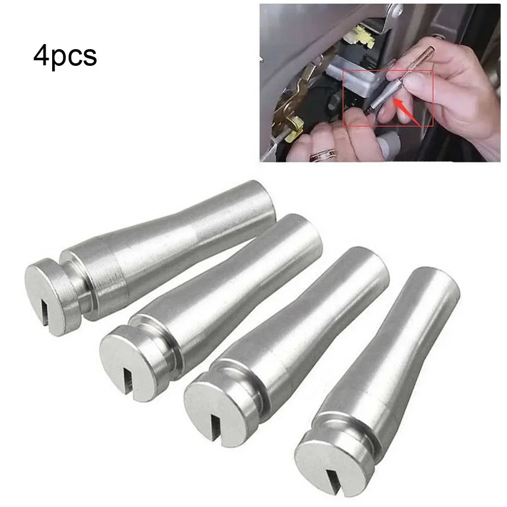 Accessories Repair Kit Rear Door Latch Cable Replacement Silver Parts 4pcs Aluminum Fittings For F150 High Quality
Accessories Repair Kit Rear Door Latch Cable Replacement Silver Parts 4pcs Aluminum Fittings For F150 High Quality