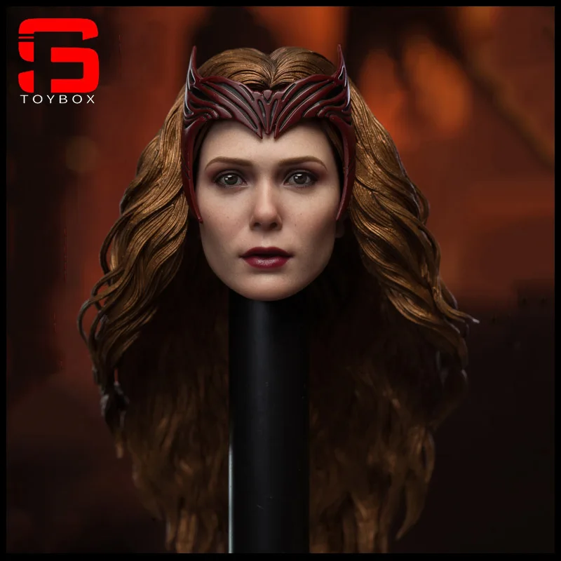 

BZZ TOYS BH191 1/6 Scale Elizabeth Olsen Head Sculpt Carving Model Fit 12'' Female Soldier Action Figure Body