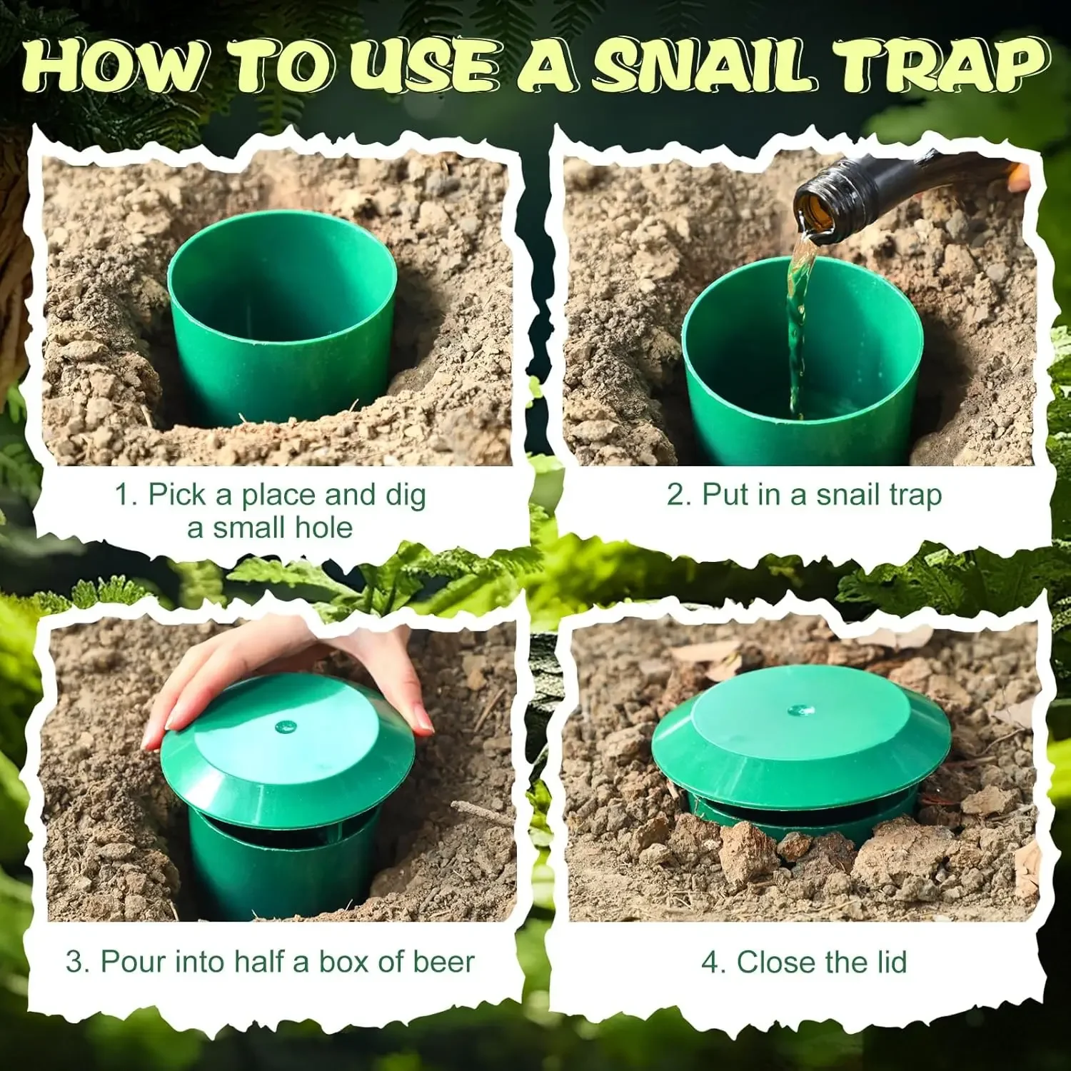 Reusable Snail & Slug Trap S147aa12fe1a643aea5fb935fed6aba6aQ