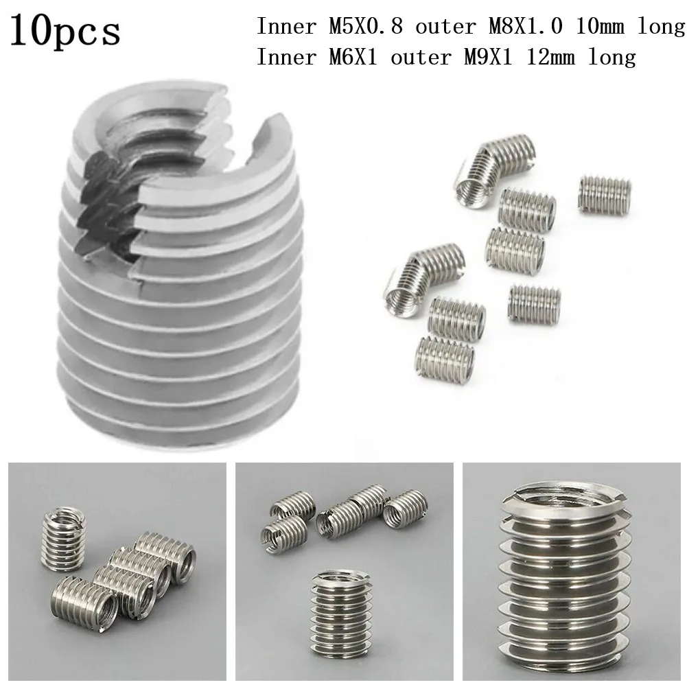 10PCS Thread Adapter - M8/M9 Male To M5/M6 Female Stainless Steel Thread Reducer 10mm/12mm Length Thread Reducer
10PCS Thread Adapter - M8/M9 Male To M5/M6 Female Stainless Steel Thread Reducer 10mm/12mm Length Thread Reducer