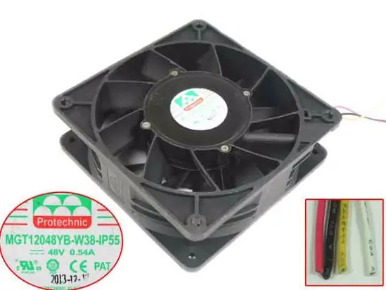 Magic MGT12048YB-W38-IP55 DC 48V 0.54A 120x120x38 мм 4-проводной вентилятор охлаждения сервера
Magic MGT12048YB-W38-IP55 DC 48V 0.54A 120x120x38 мм 4-проводной вентилятор охлаждения сервера
