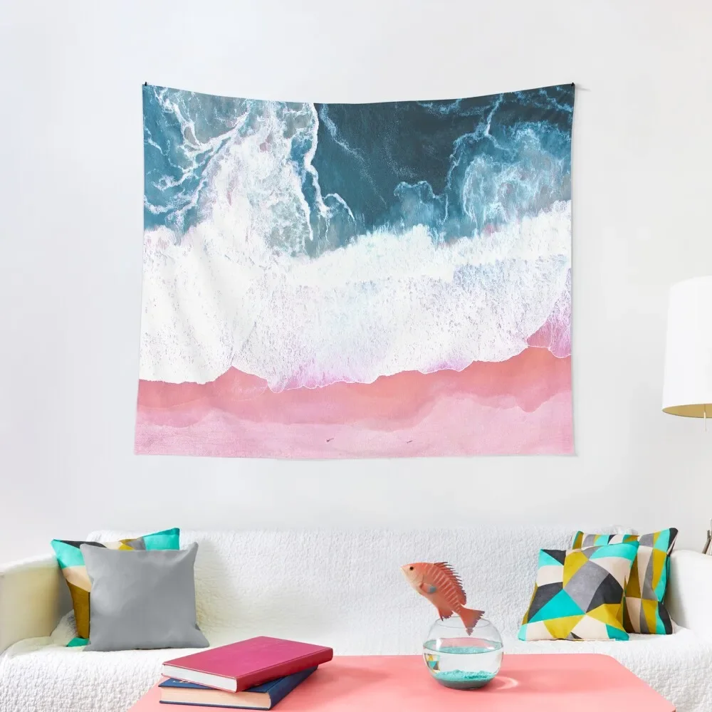 

Aerial Beach, Ocean Waves Tapestry Wall Decoration Items Carpet On The Wall Korean Room Decor Hanging Wall Tapestry