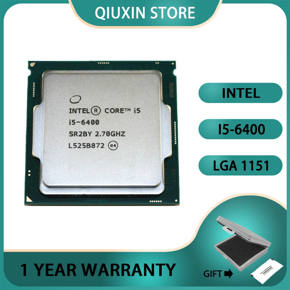 Процессор Intel Core i5-6400 i5 6400 ГГц четырехъядерный четырехпоточный LGA 1151 Процессор 6 Мб 65 Вт 2,7
Процессор Intel Core i5-6400 i5 6400 ГГц четырехъядерный четырехпоточный LGA 1151 Процессор 6 Мб 65 Вт 2,7
