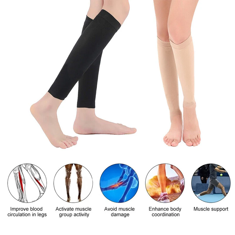 1Pair Running Athletics Compression Sleeves Leg Calf Men Toeless Stockings Medical Varicose Veins Sock For 25-45cm Calf
1Pair Running Athletics Compression Sleeves Leg Calf Men Toeless Stockings Medical Varicose Veins Sock For 25-45cm Calf
