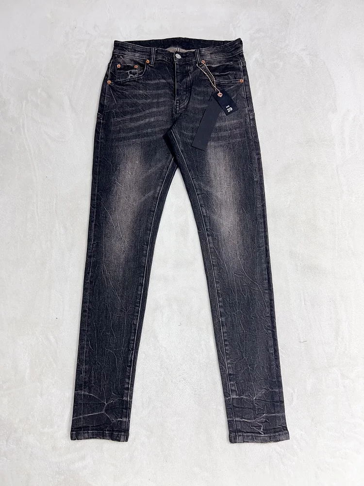 Top Quality Purple ROCA Brand Jeans Street Fashion Brand Low Waist Tight Imitation Old Black Casual Men's Jeans and Pants
Top Quality Purple ROCA Brand Jeans Street Fashion Brand Low Waist Tight Imitation Old Black Casual Men's Jeans and Pants