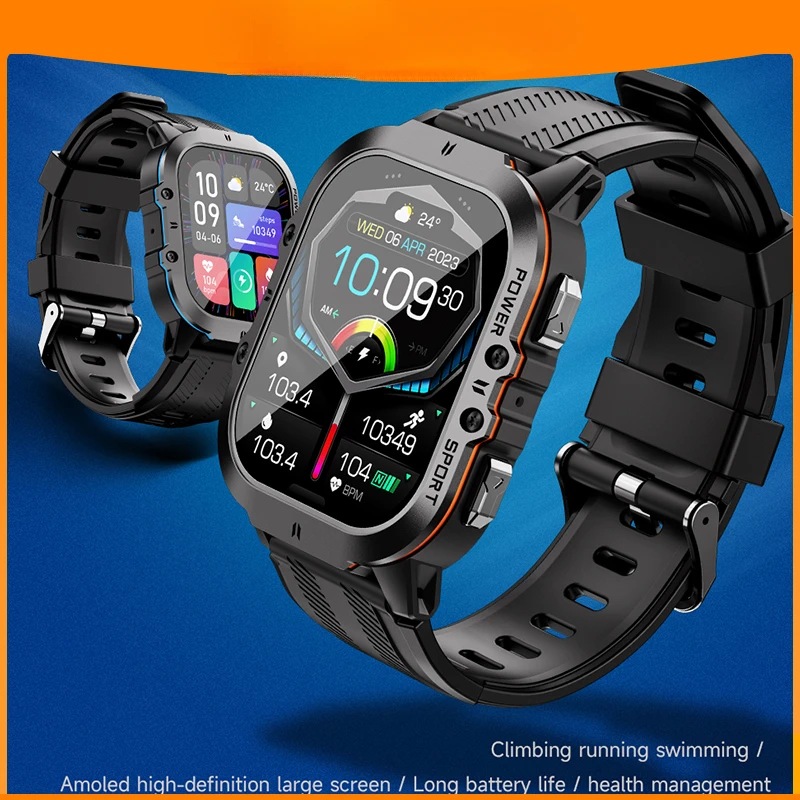 

2024 New Smart Watch Men AMOLED Bluetooth Call for Information Reminder Women Health sleep monitoring Fitness Tracker Smartwatch