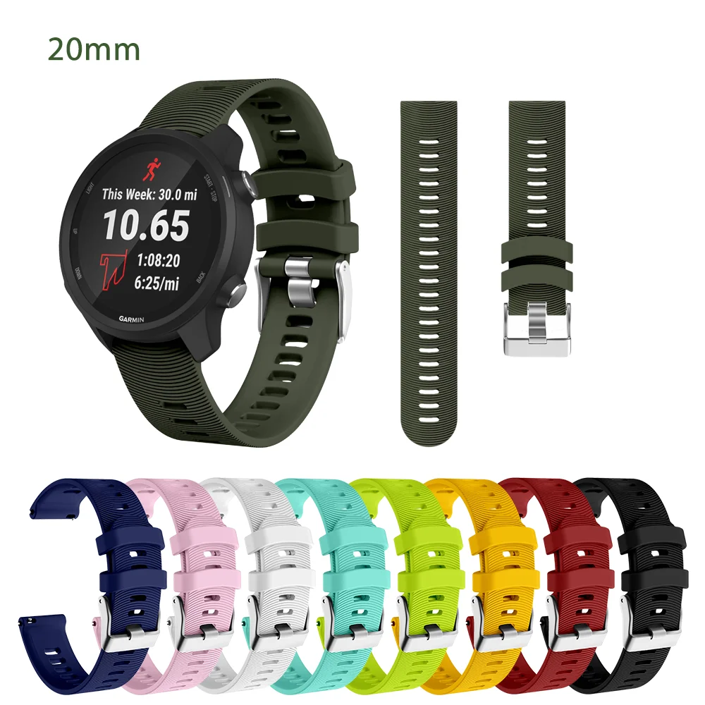 Ремешок для наручных часов 20 мм, ремешок для Garmin Forerunner 245, оригинальный наружный аксессуар, силиконовый мужской браслет для бега Garmin Forerunner 168 20 мм
Ремешок для наручных часов 20 мм, ремешок для Garmin Forerunner 245, оригинальный наружный аксессуар, силиконовый мужской браслет для бега Garmin Forerunner 168 20 мм