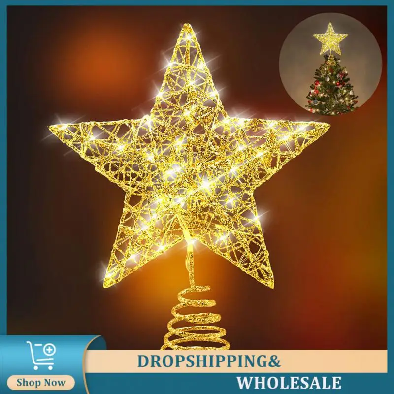 Merry Christmas Star Xmas Tree Topper Ornaments Golden Silver Red Color 3D Metal Star Tree Decor Christmas Party Decoration 
Merry Christmas Star Xmas Tree Topper Ornaments Golden Silver Red Color 3D Metal Star Tree Decor Christmas Party Decoration