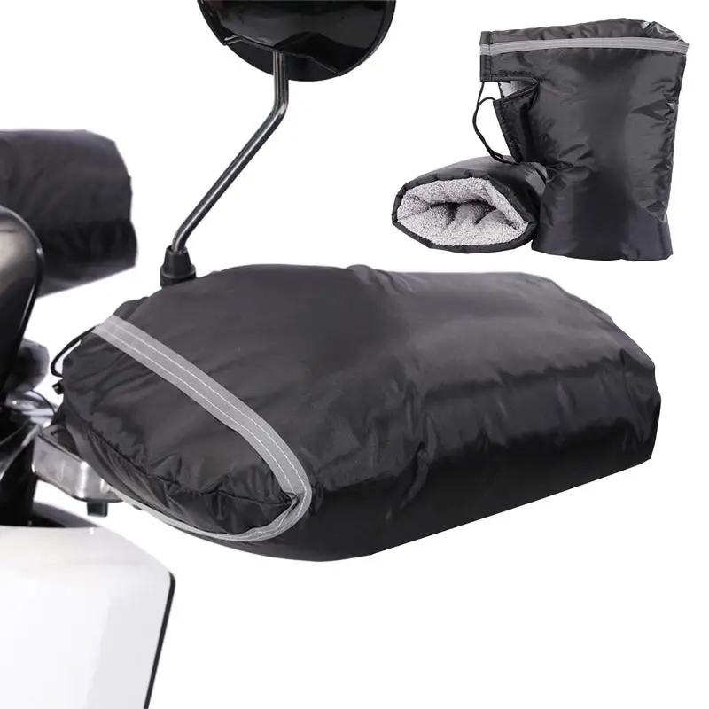 

Motorcycle Handlebar Gloves Waterproof Windproof Winter Gloves Motor Scooter Electric Vehicles Reflective Motocycle Gloves