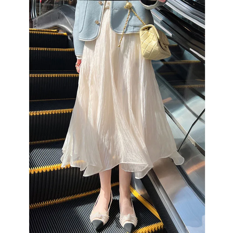 2022 New Spring Summer Women Soft irregular Skirt Long Skirts Female High Waist Long Maxi Skirts Casual Chic Elegant Skirt
2022 New Spring Summer Women Soft irregular Skirt Long Skirts Female High Waist Long Maxi Skirts Casual Chic Elegant Skirt