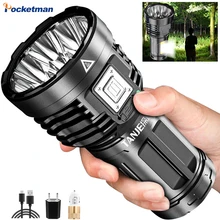 Brightest LED Flashlights Outdoor Waterproof Torch 8 Core LED Flashlight with Side Light Rechargeable Flashlights with Battery
Brightest LED Flashlights Outdoor Waterproof Torch 8 Core LED Flashlight with Side Light Rechargeable Flashlights with Battery