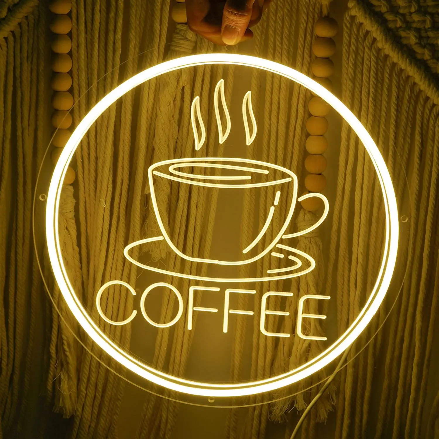

COFFEE Bar Light， 3D Engrave USB Neon Sign for Coffee Shop Custom Shop Signage Opening Gift Party Event Decor Neon Art Luce per