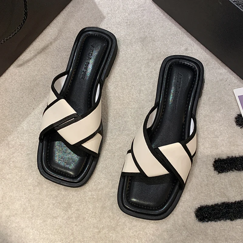 Weave Women Flats Slippers Summer Open Toe Beach Flip Flops 2024 Trend Outdoor Slingback Sandals Square Toe Femme Slides Zapatos
Weave Women Flats Slippers Summer Open Toe Beach Flip Flops 2024 Trend Outdoor Slingback Sandals Square Toe Femme Slides Zapatos
