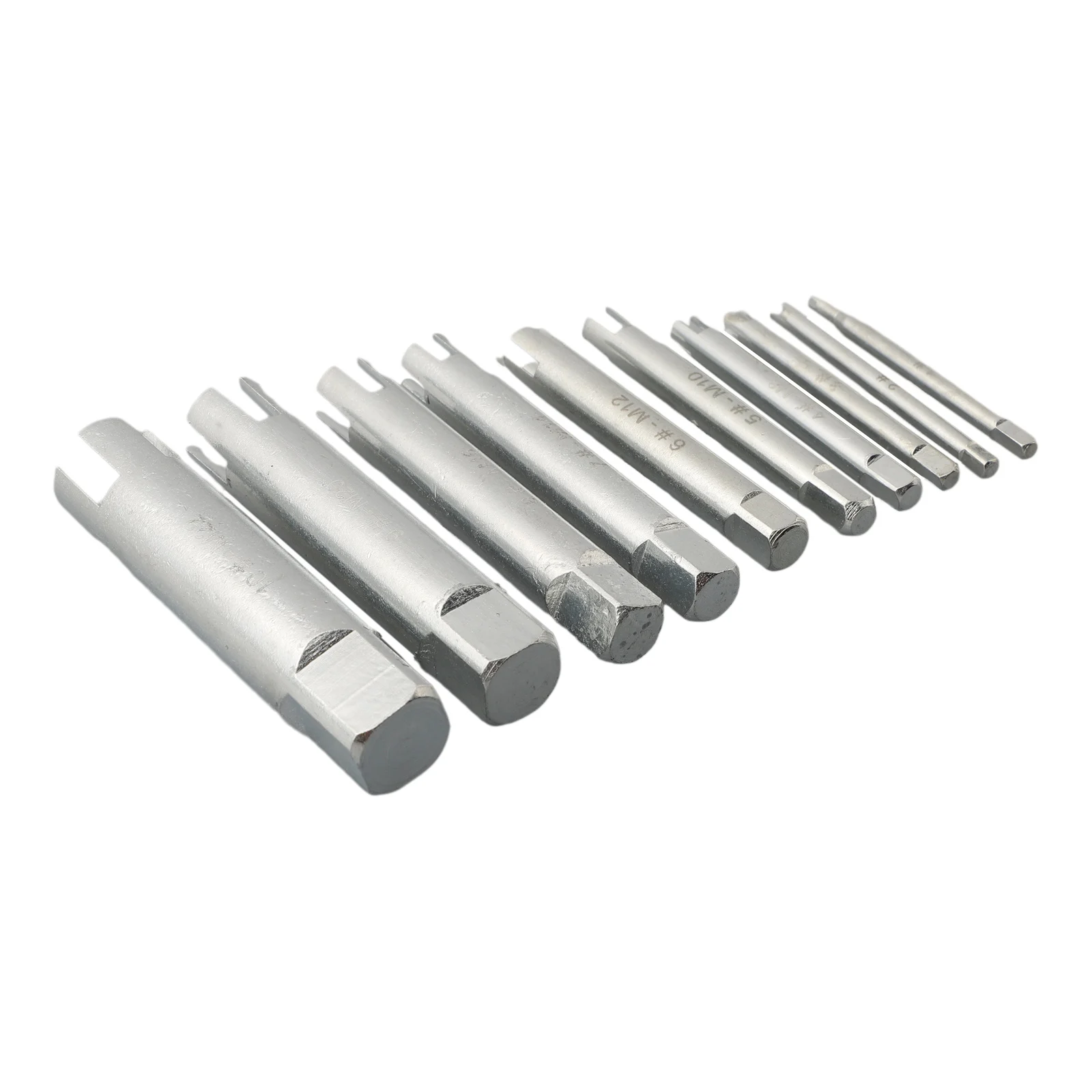 10pcs M4-M22 Screw Tap Extractor Steel Broken Head Taps Remover Stripped Screw Tap Extractor Set Screw Remover Tools Drill Bits
10pcs M4-M22 Screw Tap Extractor Steel Broken Head Taps Remover Stripped Screw Tap Extractor Set Screw Remover Tools Drill Bits