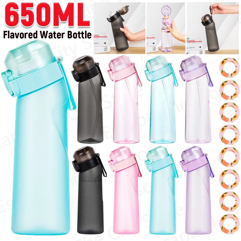 Flavored Water Bottle 650ML Leak Proof Sports Water Cup Sports Water Bottle with Flavour Pod Fruit with Straw For Sport Travel
Flavored Water Bottle 650ML Leak Proof Sports Water Cup Sports Water Bottle with Flavour Pod Fruit with Straw For Sport Travel