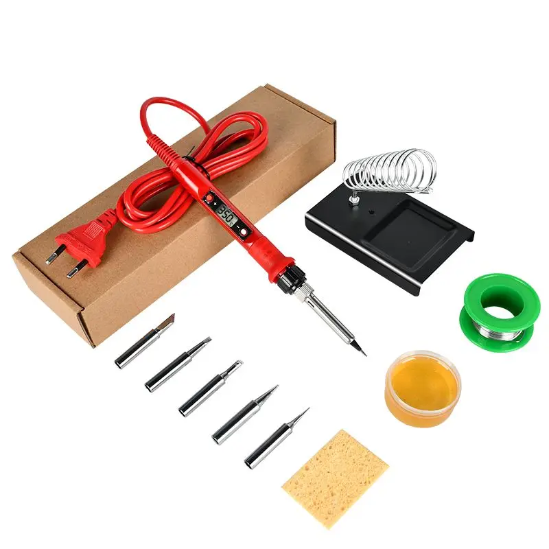 936H Electric Soldering Iron 80W LCD Digital Display Adjustable temperature soldering iron tips 220V/110V Welding Tool Kits
936H Electric Soldering Iron 80W LCD Digital Display Adjustable temperature soldering iron tips 220V/110V Welding Tool Kits