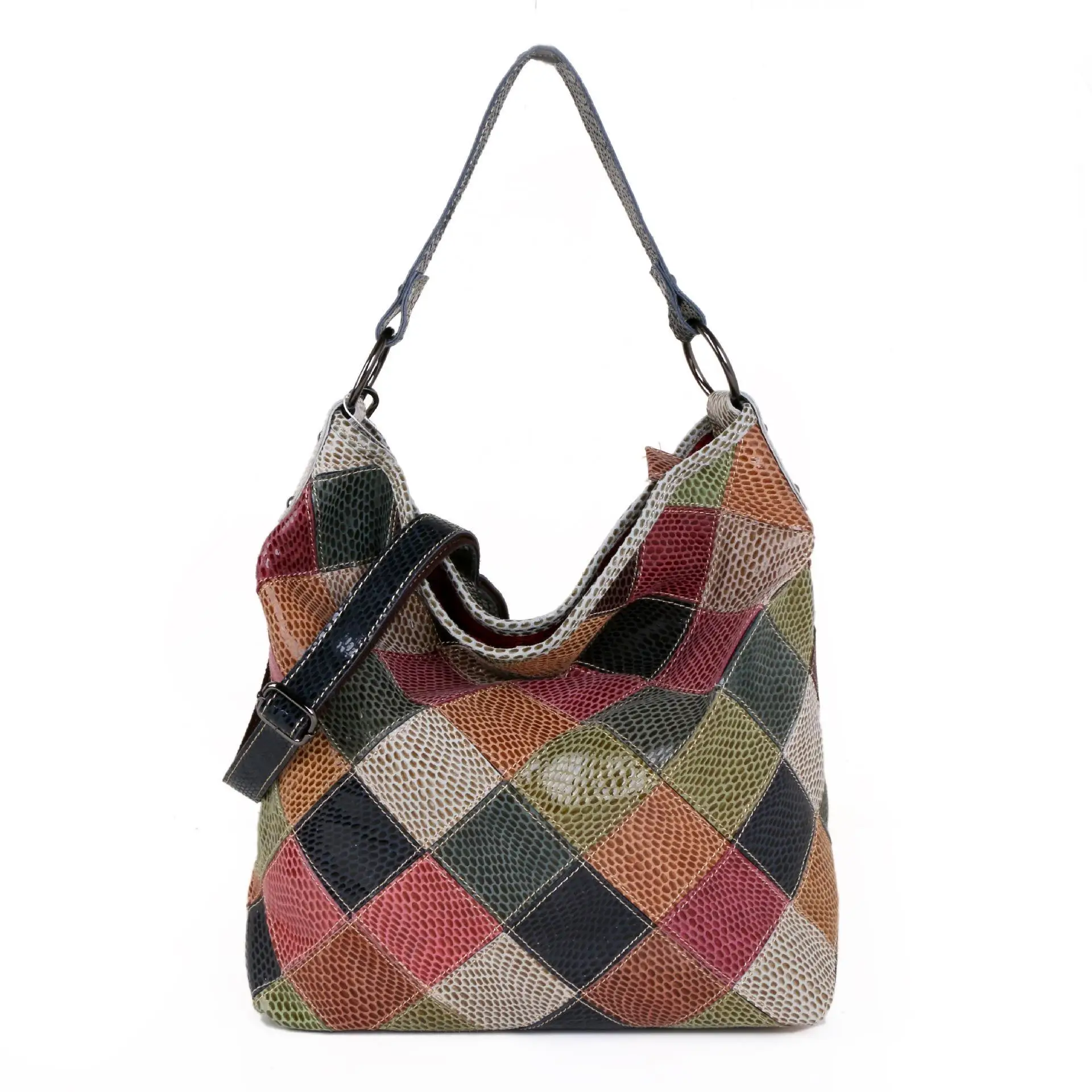 New Fashion Female Shoulder Bag Patchwork Design Genuine Leather Handbags High-quality Large Capacity Color Ladies Crossbody Bag
New Fashion Female Shoulder Bag Patchwork Design Genuine Leather Handbags High-quality Large Capacity Color Ladies Crossbody Bag