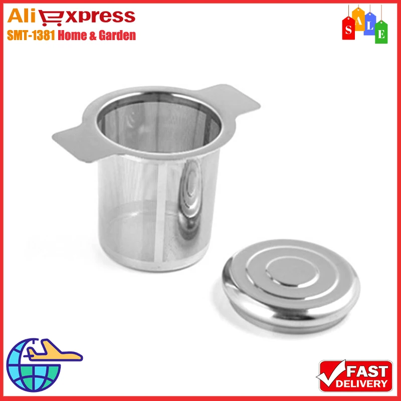 Stainless Steel Tea Drain With Lid Filter Grid Binaural Tea Infuser Filter Basket Loose Leaf Teapot Spice Filter Coffee Filter
Stainless Steel Tea Drain With Lid Filter Grid Binaural Tea Infuser Filter Basket Loose Leaf Teapot Spice Filter Coffee Filter