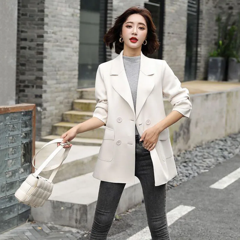 2023 New Trench Coat Women Spring Autumn Casual Windbreaker Female Double Breasted Coat Mid Long All-match Loose Outerwear Women
2023 New Trench Coat Women Spring Autumn Casual Windbreaker Female Double Breasted Coat Mid Long All-match Loose Outerwear Women