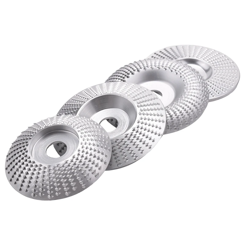 Wood Shaping Disc Set For Angle Grinder Woodworking Grinding Wheel Shaping Dish 5/8Inch Arbor (Silver, 4Pcs)
Wood Shaping Disc Set For Angle Grinder Woodworking Grinding Wheel Shaping Dish 5/8Inch Arbor (Silver, 4Pcs)