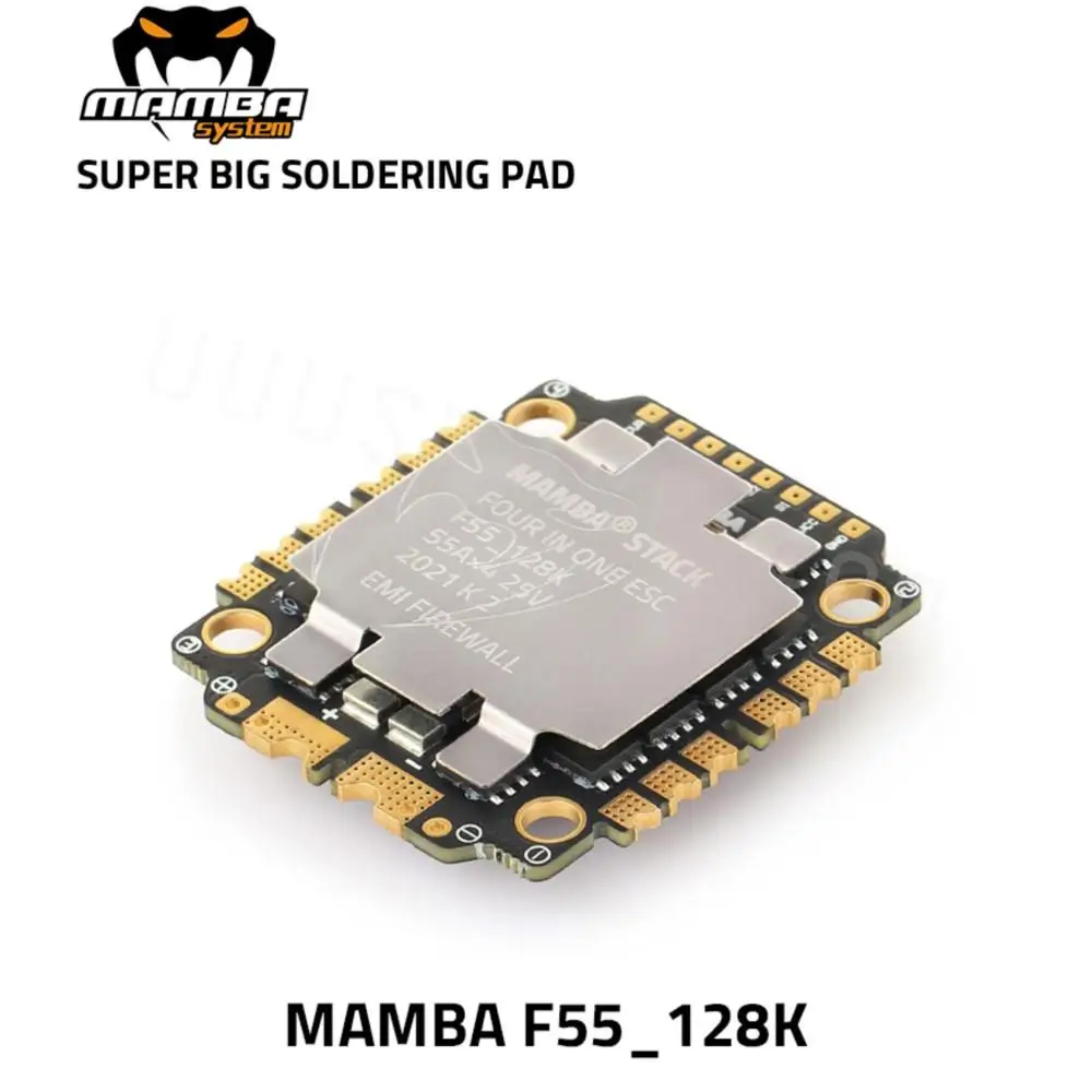 DIATONE MAMBA F55_128K BL32 4IN1 55A ESC 6S Dshot1200 Electronic Speed Controller for RC FPV Racing Drone Hobby Parts
DIATONE MAMBA F55_128K BL32 4IN1 55A ESC 6S Dshot1200 Electronic Speed Controller for RC FPV Racing Drone Hobby Parts