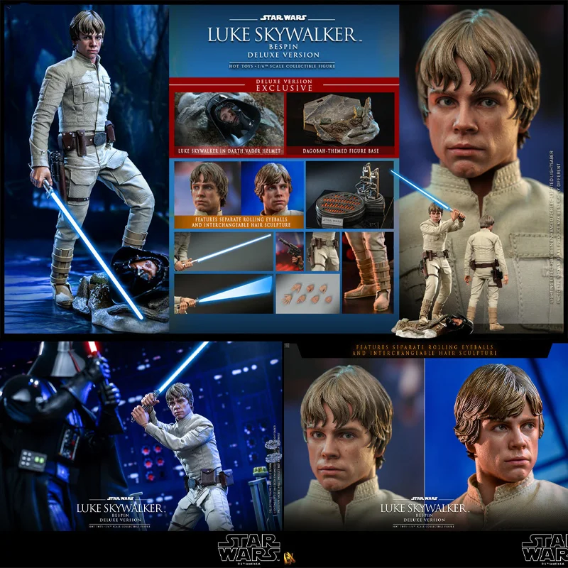 

Original Hottoys Luke Skywalker (Bespin) DX24 DX25 Star Wars Anime Action Figure 1/6 PVC Boxed Model Doll Collection Toys Gift