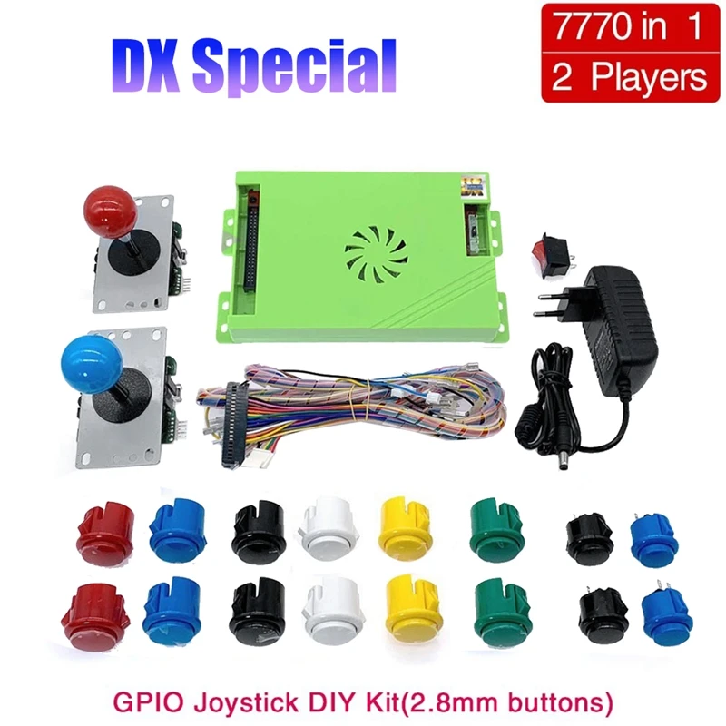 

ELOS-For Pandora Saga Box DX GPIO Joystick DIY Kit 2.8Mm Buttons 7770 In 1 Arcade Game For Arcade Game Machine