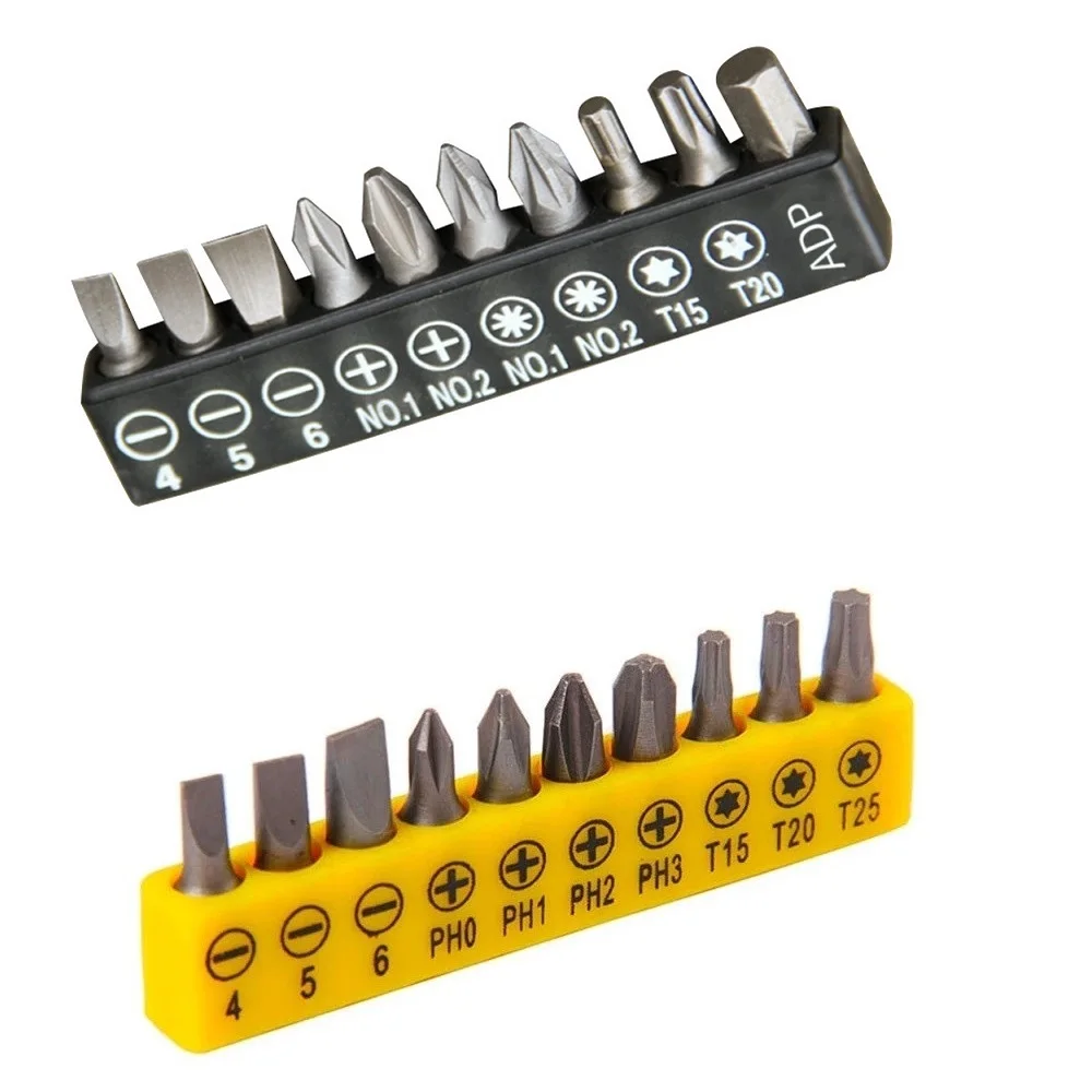 10 Pcs Insert Bit Set Torx Flat Head Cross Electric Screwdriver Screws Head For Electric Drill Accessories
10 Pcs Insert Bit Set Torx Flat Head Cross Electric Screwdriver Screws Head For Electric Drill Accessories