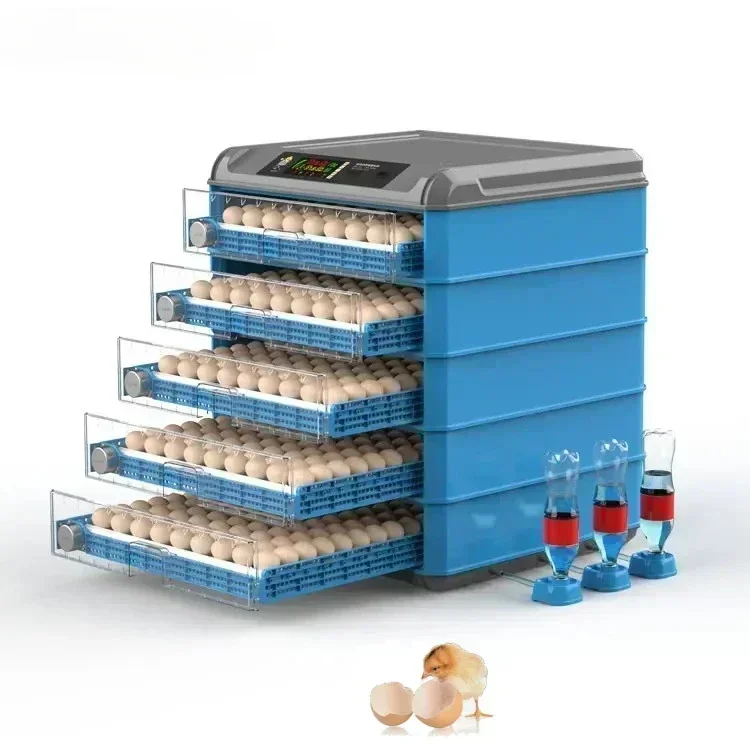 

256-500 Capacity Egg Incubator Fully Automatic Dual Power Hatching Machine Chick Roller