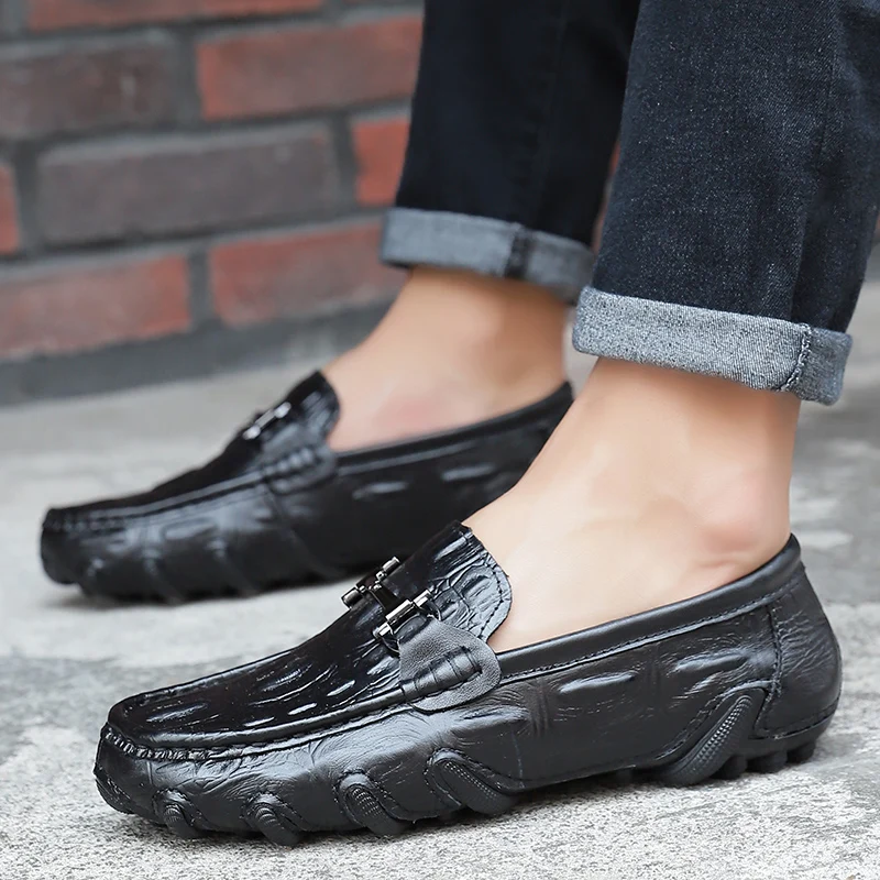loafers Men shoes casual round toe cover feet comfortable breathable outdoor driving men's daily genuine leather shoes men
loafers Men shoes casual round toe cover feet comfortable breathable outdoor driving men's daily genuine leather shoes men