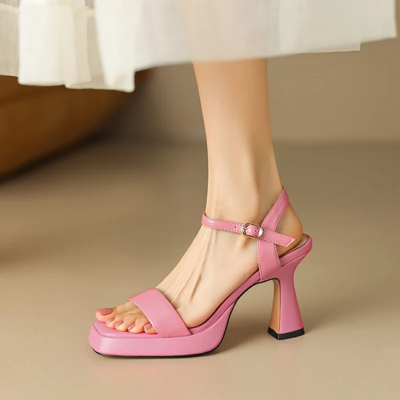 Hot Sale Dress Sandals 2023 New Elegent Thin High Heels Fashion Summer Women Party Shoes Modern Buckle Strapped Female Shoes
Hot Sale Dress Sandals 2023 New Elegent Thin High Heels Fashion Summer Women Party Shoes Modern Buckle Strapped Female Shoes
