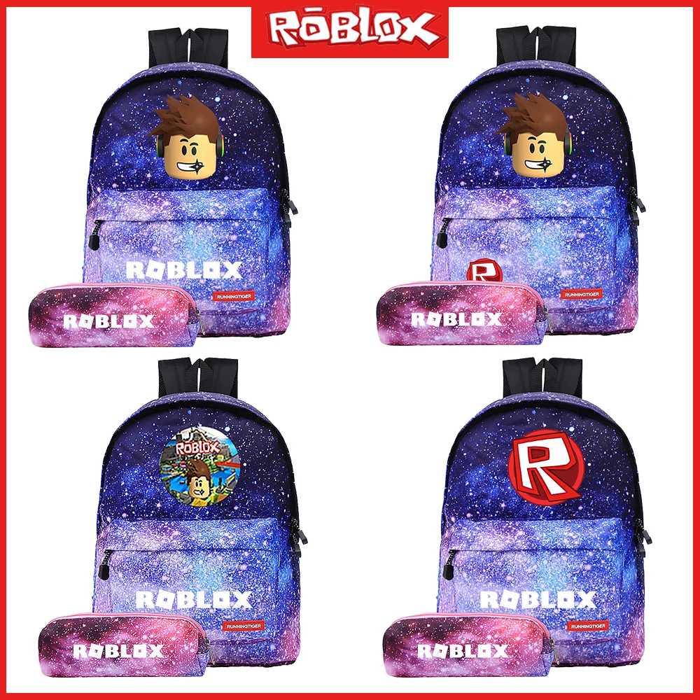 2-Pcs Roblox Schoolbag Game Starry Sky Colorful Print Backpack Pen Bag Boy Girls Sports Travel Backpack Christmas Halloween Gift
2-Pcs Roblox Schoolbag Game Starry Sky Colorful Print Backpack Pen Bag Boy Girls Sports Travel Backpack Christmas Halloween Gift