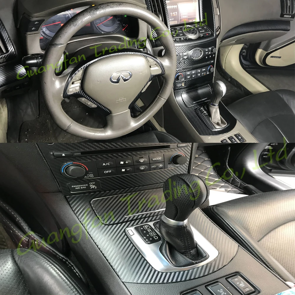 For Infiniti G25 G35 G37 2007-2013 3D/5D Carbon Fiber Car Interior Center Console Cover Color Change Molding Sticker Decals
For Infiniti G25 G35 G37 2007-2013 3D/5D Carbon Fiber Car Interior Center Console Cover Color Change Molding Sticker Decals