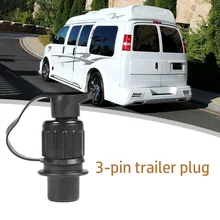 3 Pin 12V Plug Adapter Trailer Connector EU Waterproof Cable Connector Socket Plug For RV Truck Vans Trailer Caravan
3 Pin 12V Plug Adapter Trailer Connector EU Waterproof Cable Connector Socket Plug For RV Truck Vans Trailer Caravan