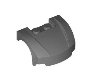 * Мугардная крышка 3x4x1,3 изогнутая * 1612 10 шт. Сделай Сам просвечивающий блок кирпич часть № 98835 Совместимость с