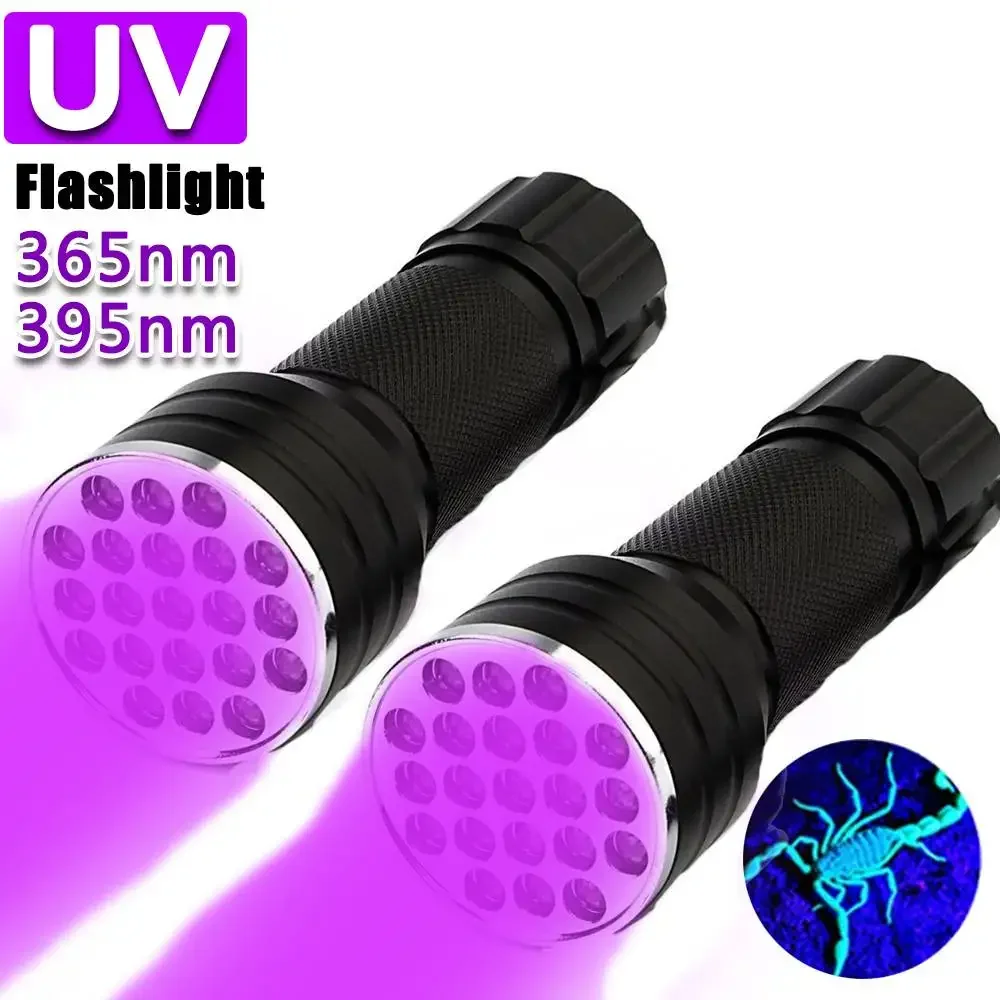 Светодиодный ультрафиолетовый фонарик Blacklight 395NM, 21 светодиод, мини-фонарик для оставленных животными пятен мочи, портативные черные фонарики
Светодиодный ультрафиолетовый фонарик Blacklight 395NM, 21 светодиод, мини-фонарик для оставленных животными пятен мочи, портативные черные фонарики