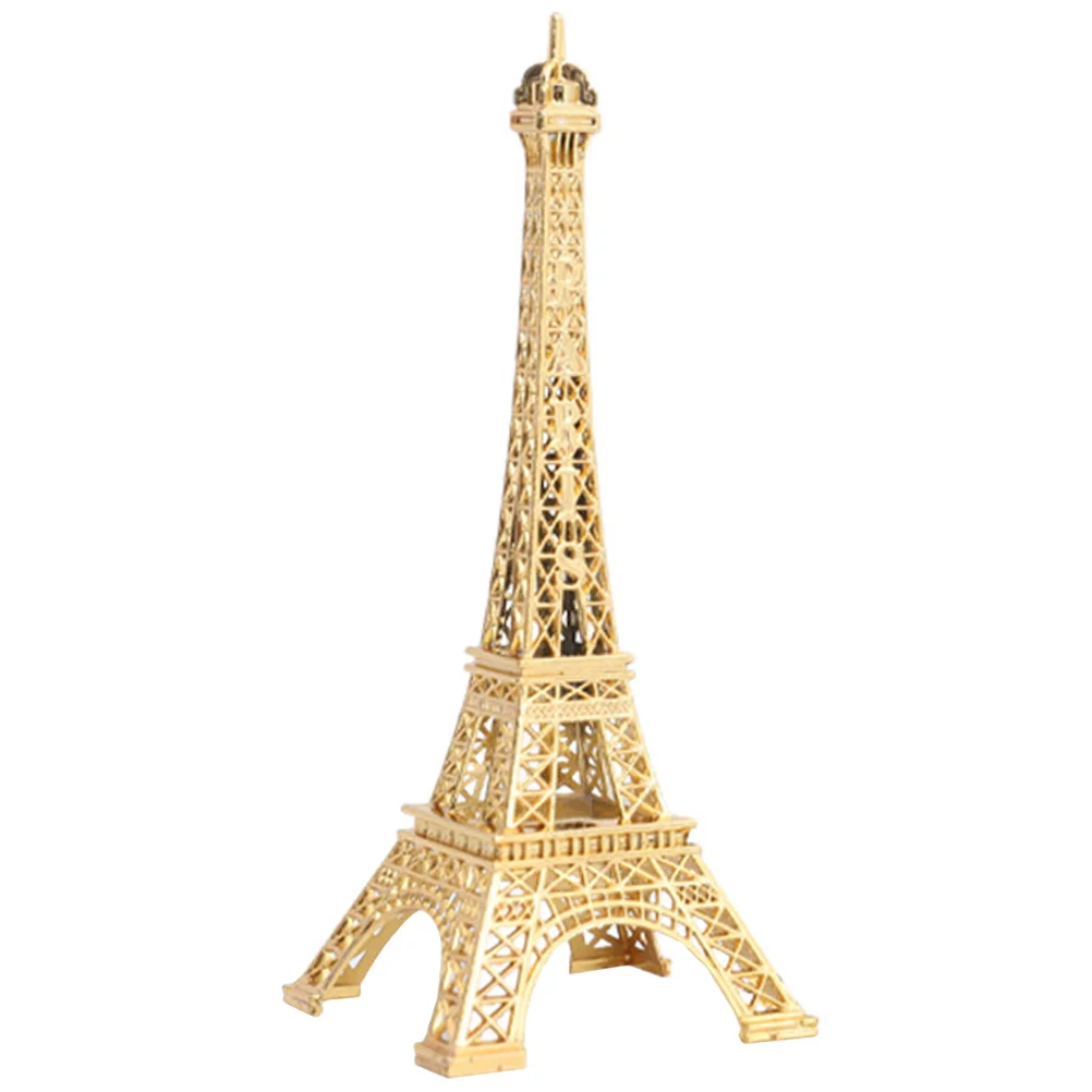 

Eiffel Tower Statue Vintage France Paris Eiffel Tower Model Mini Metal Eiffel Tower Figurine Replica Cake Topper