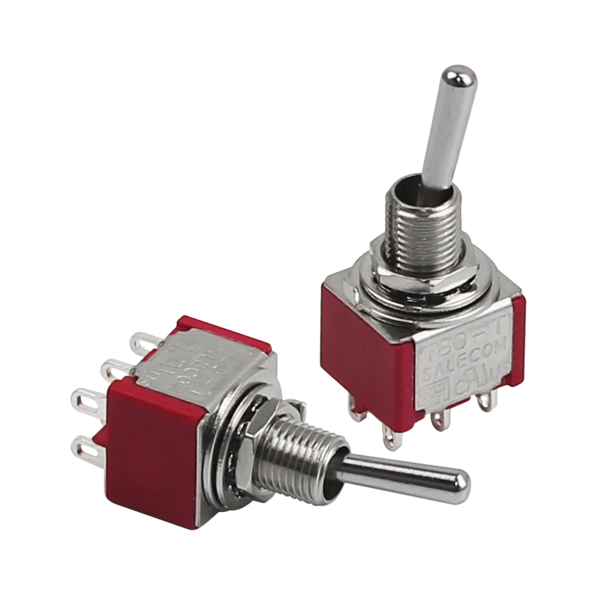 FLEOR 2PCS Red 2-way Mini Guitar Toggle Switch DPDT Type 2-Position ON/ON 3A 250V AC / 5A 125V AC
FLEOR 2PCS Red 2-way Mini Guitar Toggle Switch DPDT Type 2-Position ON/ON 3A 250V AC / 5A 125V AC