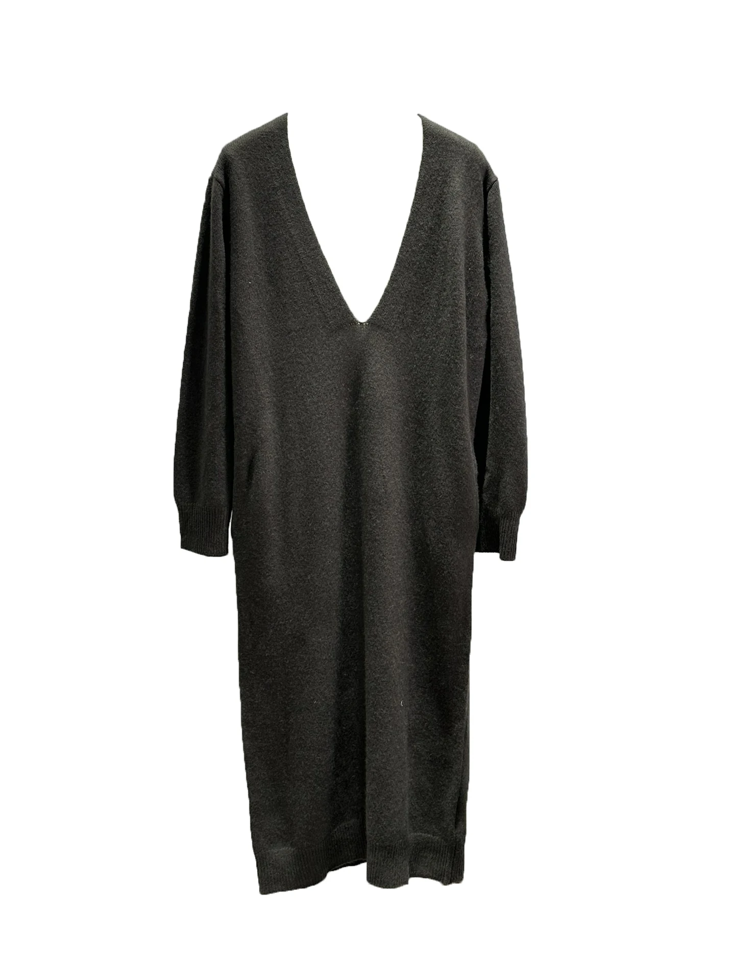 V-neck knit dress fashion loose casual comfortable simple versatile 2024 fall and winter new 1209
V-neck knit dress fashion loose casual comfortable simple versatile 2024 fall and winter new 1209