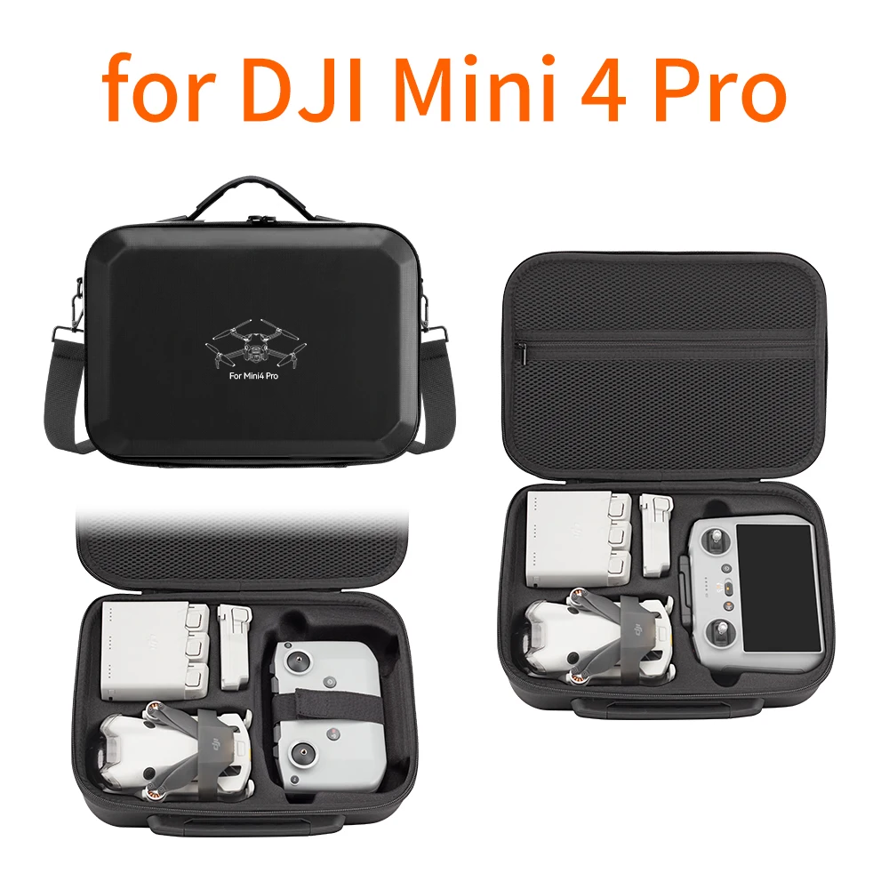

Storage Bag for DJI Mini 4 Pro RC 2/RC N2 Carrying Case Handbag for DJI Mini 4 Pro Drone Accessories Box Waterproof Shoulder Bag
