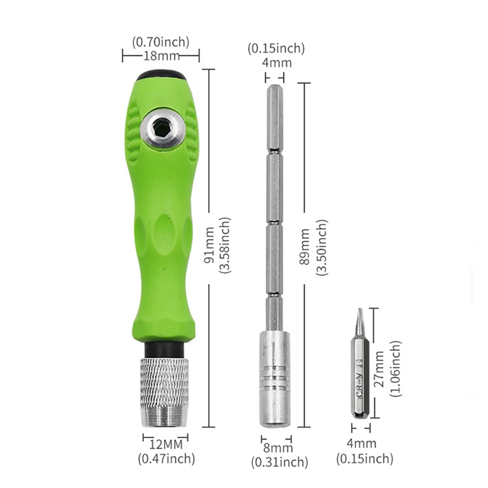 Screwdriver Screw Driver Set 32 In 1 32pcs Dismountable For Phone Laptop Magnetic Mini Non-slip Precision Durable
Screwdriver Screw Driver Set 32 In 1 32pcs Dismountable For Phone Laptop Magnetic Mini Non-slip Precision Durable