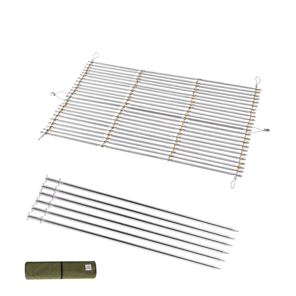 Outdoor Stainless Steel BBQ Grill Barbecue Grill Tool Outdoor Camping BBQ Rack Easy Folding Grill Bracket Cooking Equipment
Outdoor Stainless Steel BBQ Grill Barbecue Grill Tool Outdoor Camping BBQ Rack Easy Folding Grill Bracket Cooking Equipment