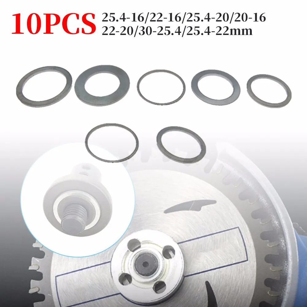 10pcs Saw Cutting Washer Inner Hole Adapter Ring Blades Aperture Change Washer 25.4-16/22-16/25.4-20/20-16/22-20/30-25.4/25.4-22
10pcs Saw Cutting Washer Inner Hole Adapter Ring Blades Aperture Change Washer 25.4-16/22-16/25.4-20/20-16/22-20/30-25.4/25.4-22