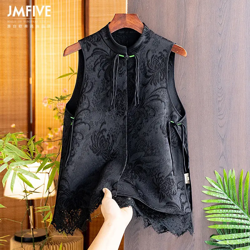 2024 chinese style traditional improvrd tangsuits vest oriental style sleeveless waistcoat jacket women elegant lace vest top
2024 chinese style traditional improvrd tangsuits vest oriental style sleeveless waistcoat jacket women elegant lace vest top
