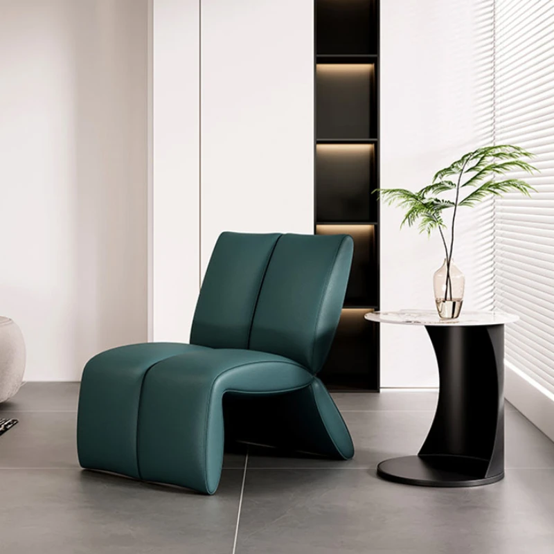 

Современные эргономичные кресла зеленого цвета, дизайнерский стул для гостиной с поддержкой макияжа, скандинавский минималистичный дизайн, мебель в Корейском стиле